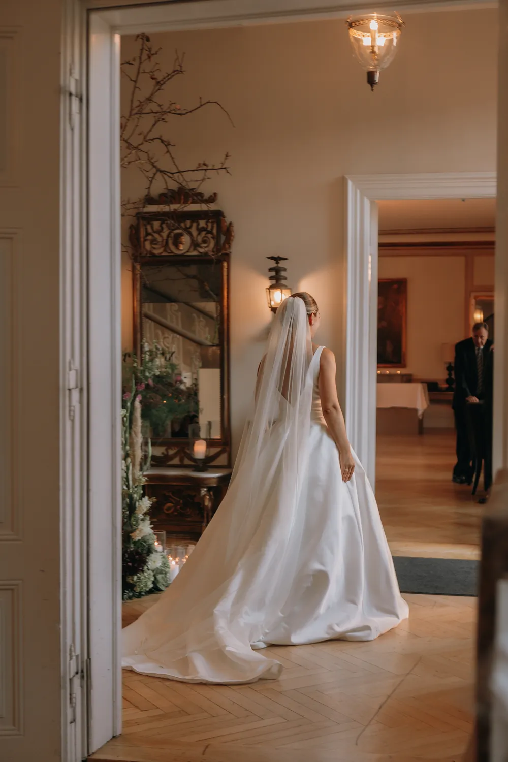 imeless bridal portrait at Holckenhavn Slot by Juniper Picture Lab