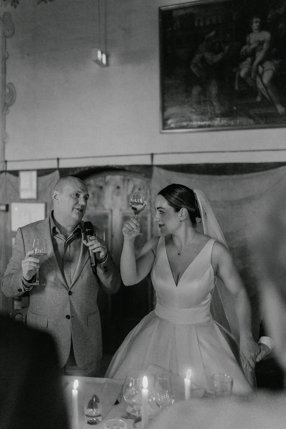 Emotional parent speech during Danish wedding 