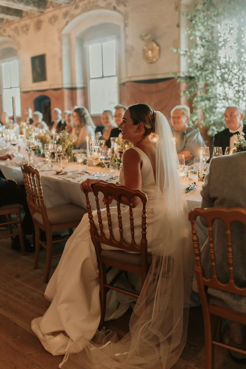 Romantic candlelit castle wedding atmosphere by Juniper Picture Lab