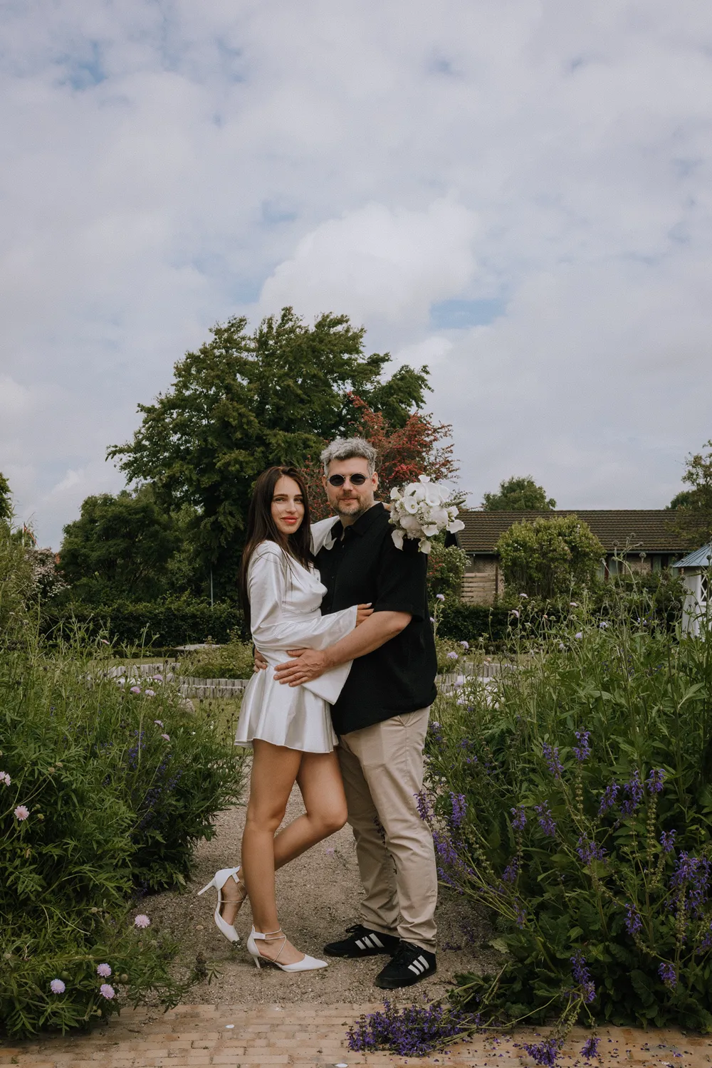 German and Ukrainian couple celebrating their marriage in Denmark