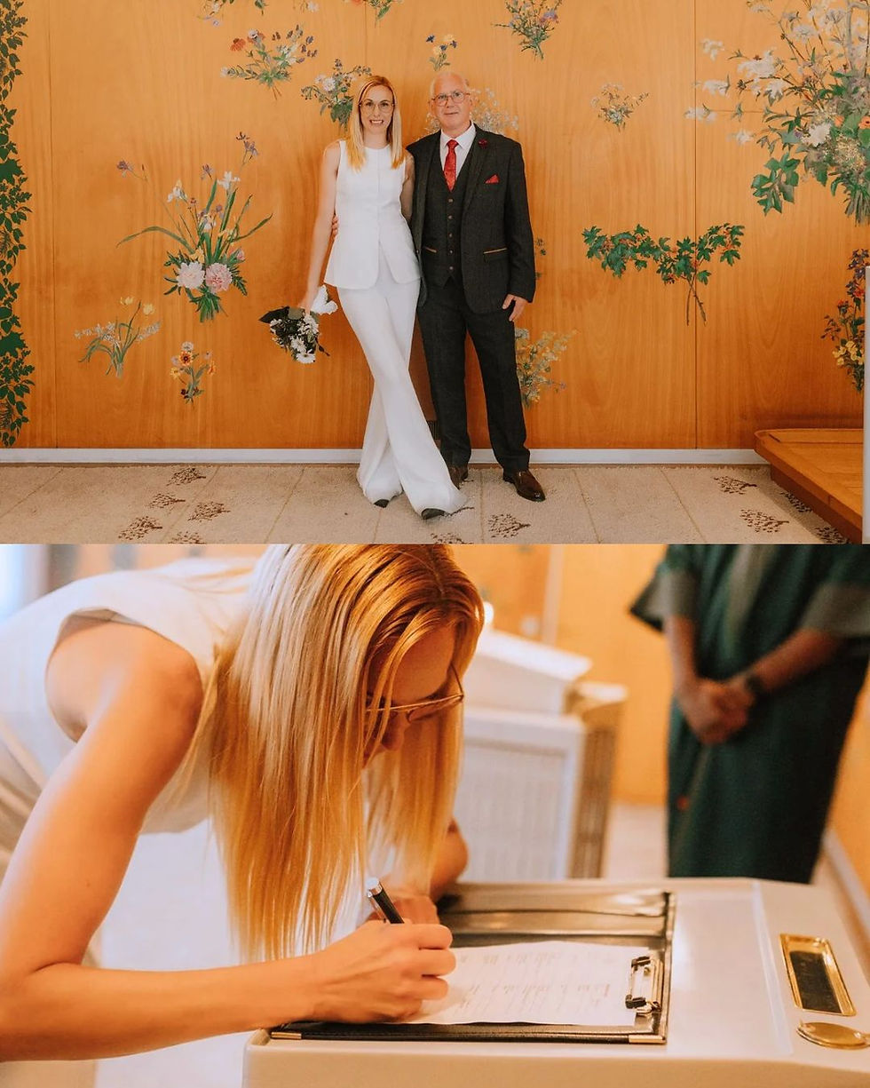 Aarhus City Hall civil elopement photographer
