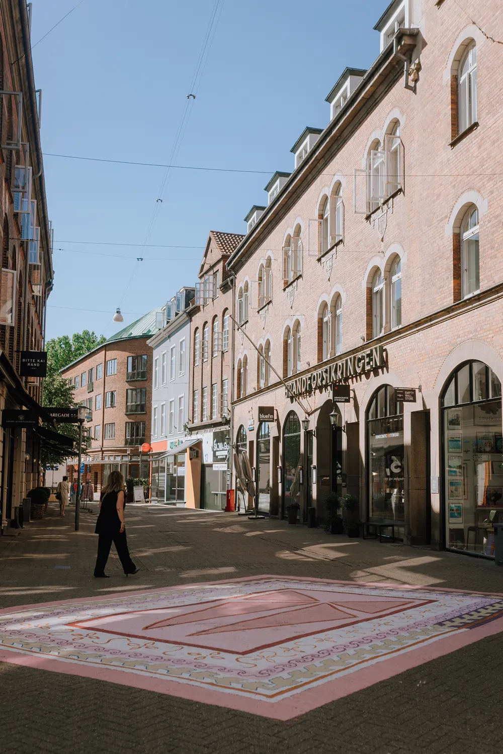 streets of odense in summer