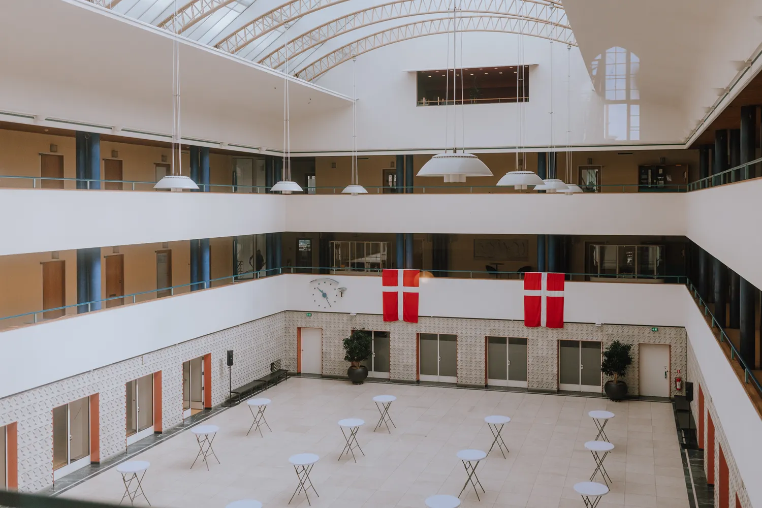 Civil wedding ceremony room inside Odense City Hall.