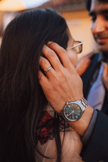 Emotional close-up during luxury wedding celebration in Odense, Funen