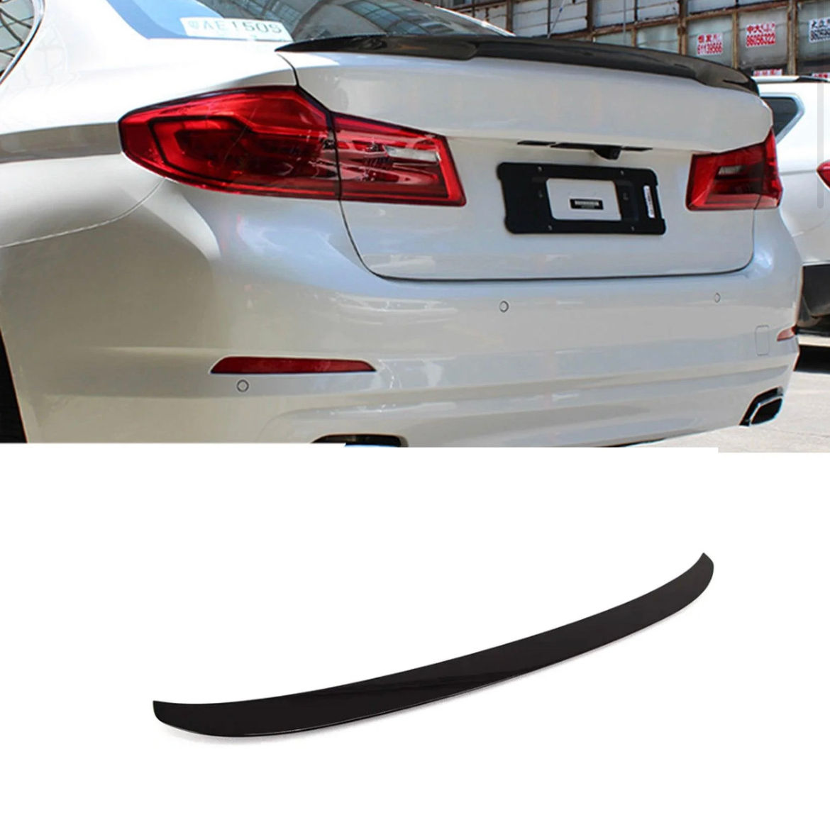 BMW 5 SERIES G30 / G38 - REAR SPOILER - GLOSS BLACK