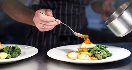 Chef Preparing Meal