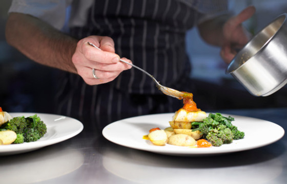 Chef Preparing Meal