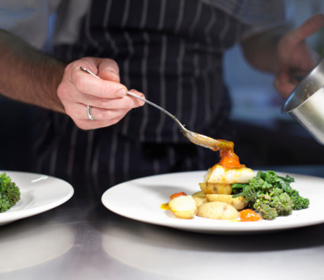 Chef Preparing Meal
