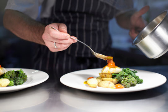 Chef Preparing Meal