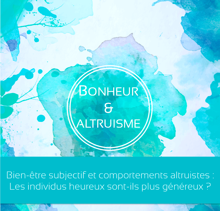 Bonheur et altruisme