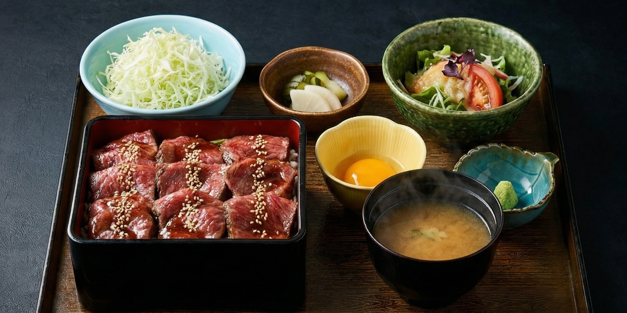 Arranged Food and Objects