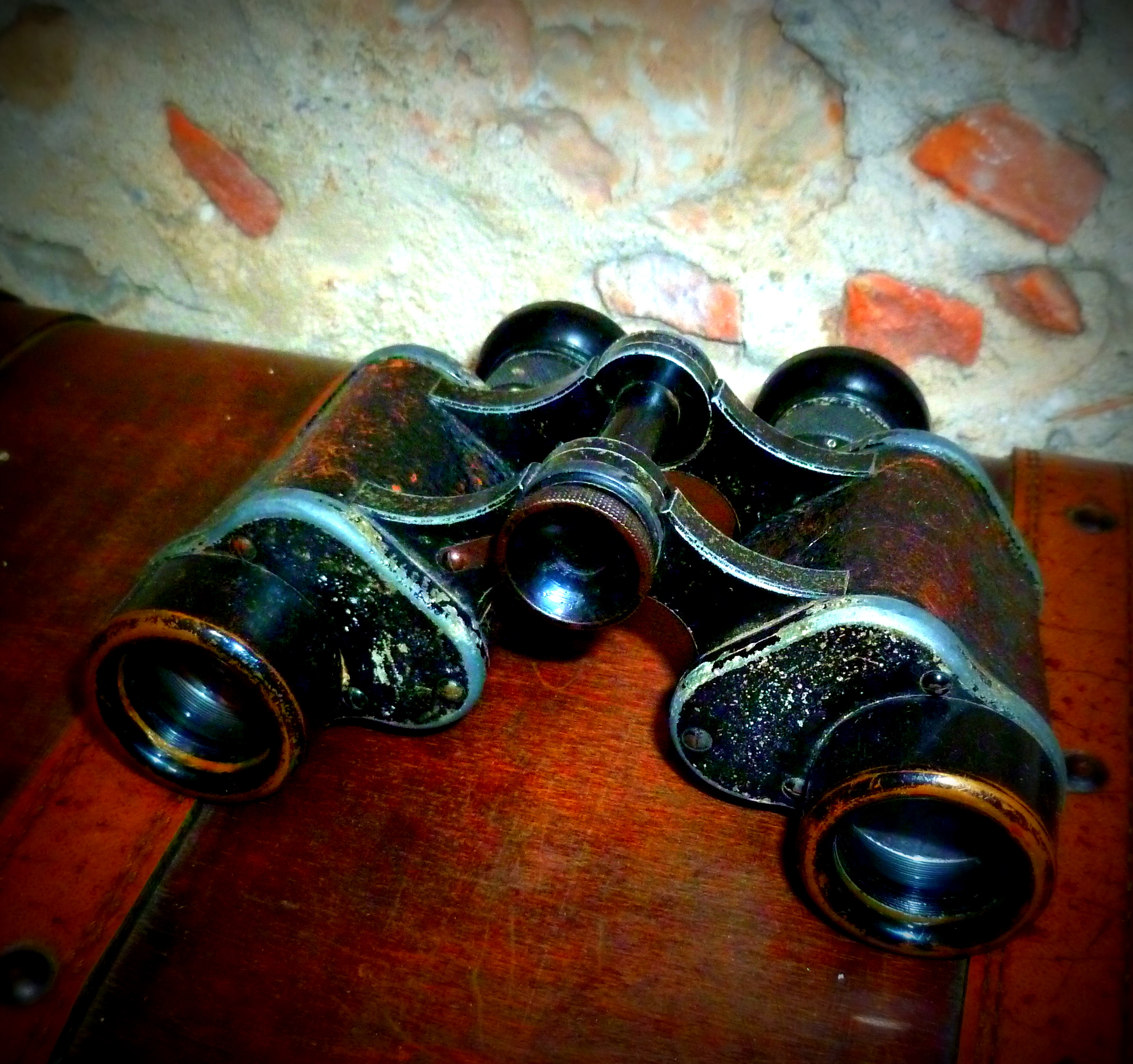 Jumelles anciennes vintage déco