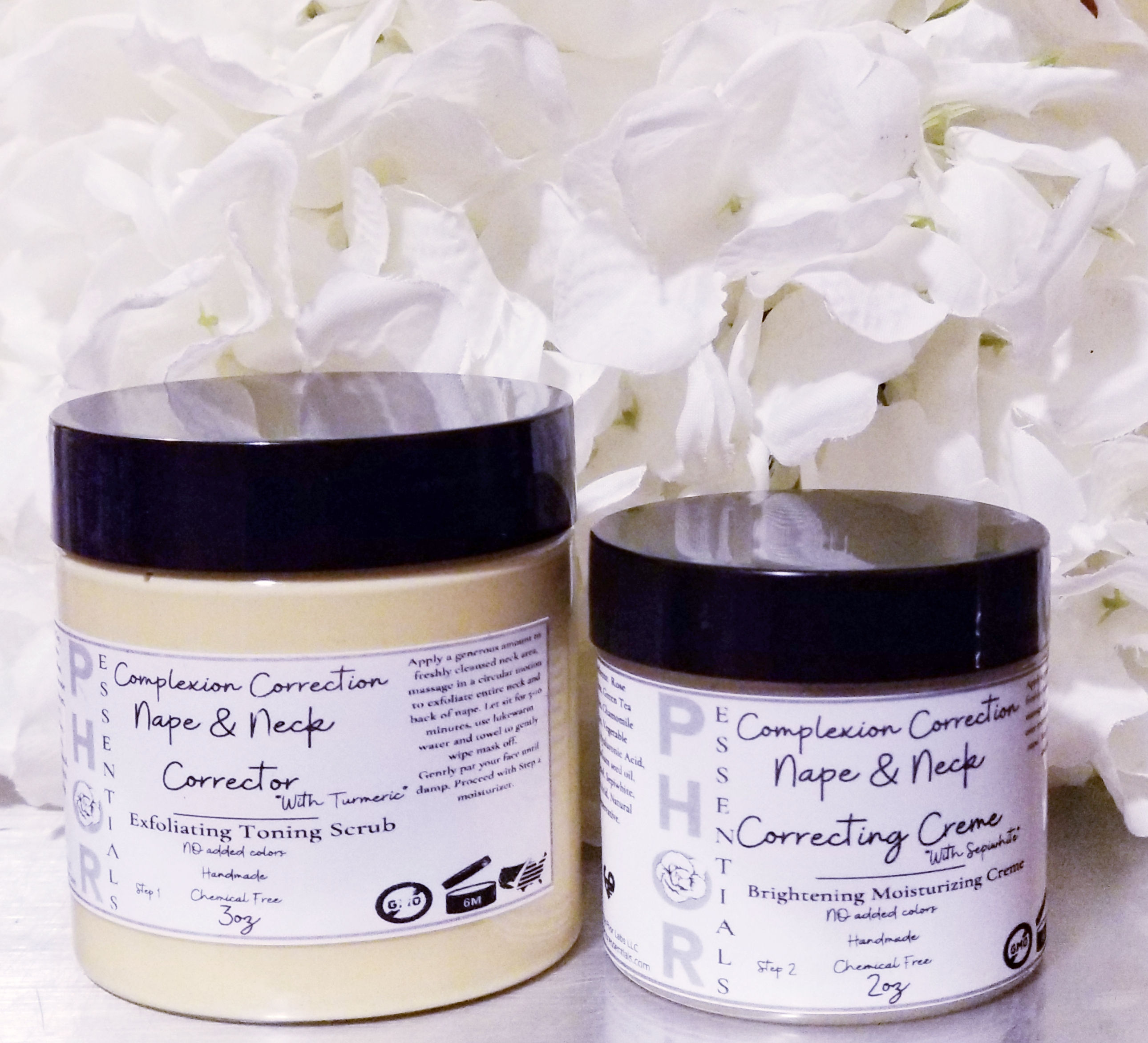 Nape & Neck Scrub And Brightener Creme Duo