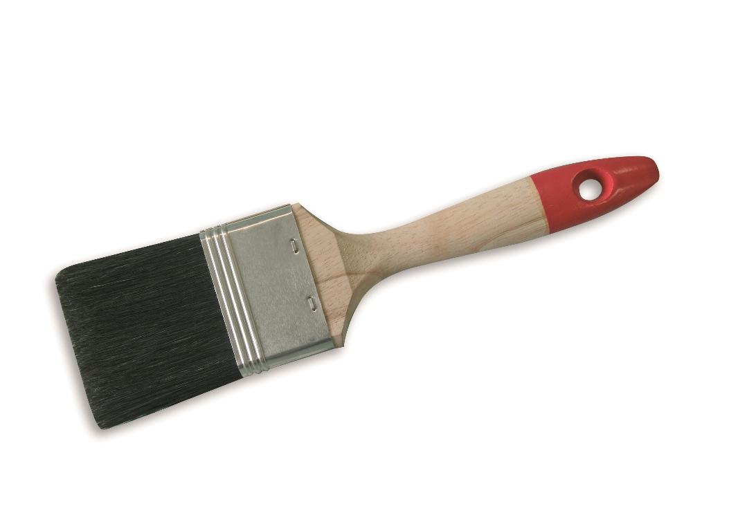 Flat brush black bristle 1251