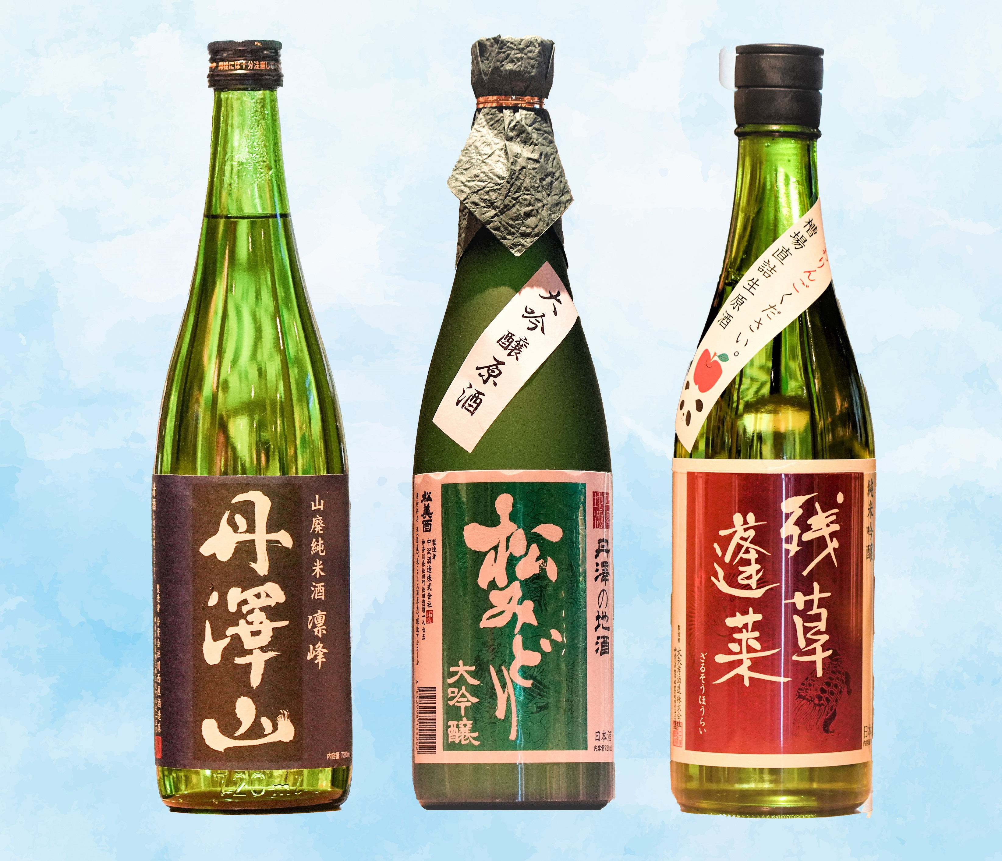 神奈川県のお勧め日本酒3種セット(日本酒飲み比べセット)の