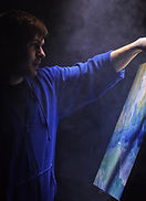 artist-copyist-paint-seascape-with-ship-ocean-vaper-smoke-vape-ecigarette-craftsman-decora