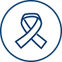 Cancer ribbon icon