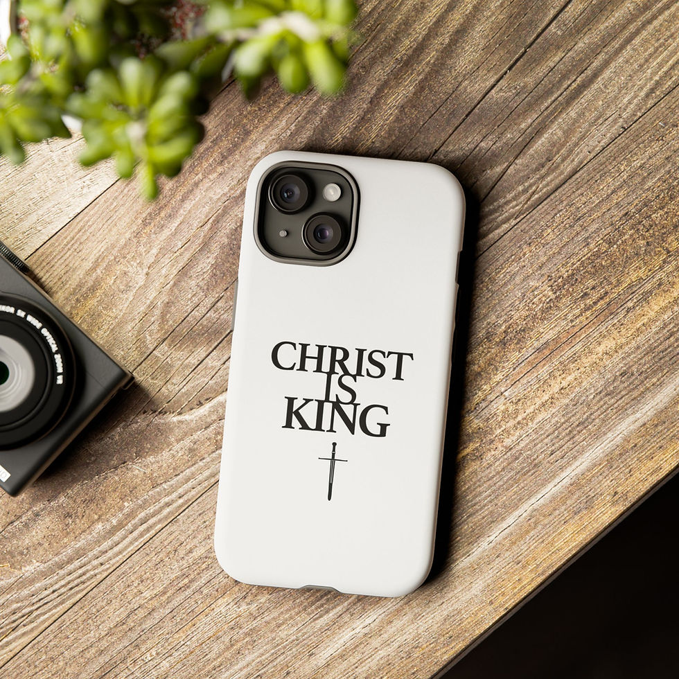 Thumbnail: Gift iPhone case for Christians | Christ is King