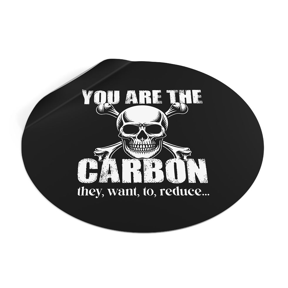 Thumbnail: You are the Carbon - Decal Stickers | Satirical Eco Sticker