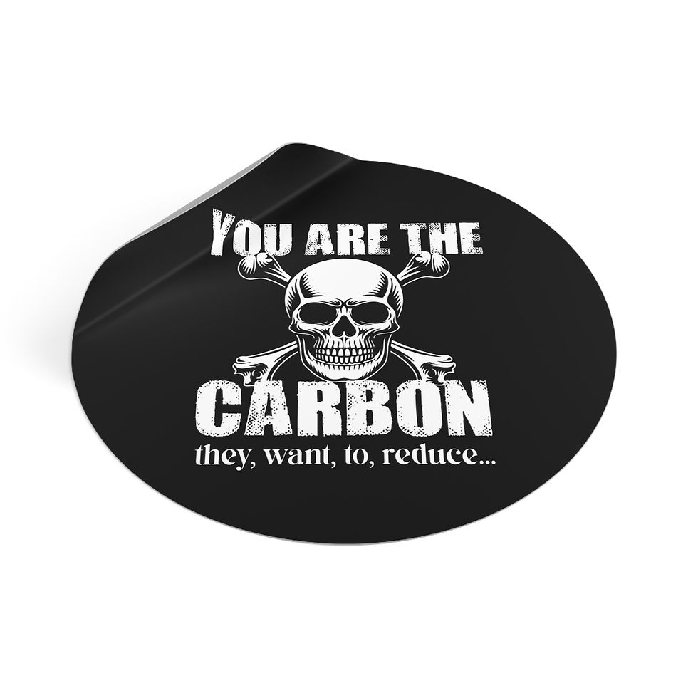 Thumbnail: You are the Carbon - Decal Stickers | Satirical Eco Sticker