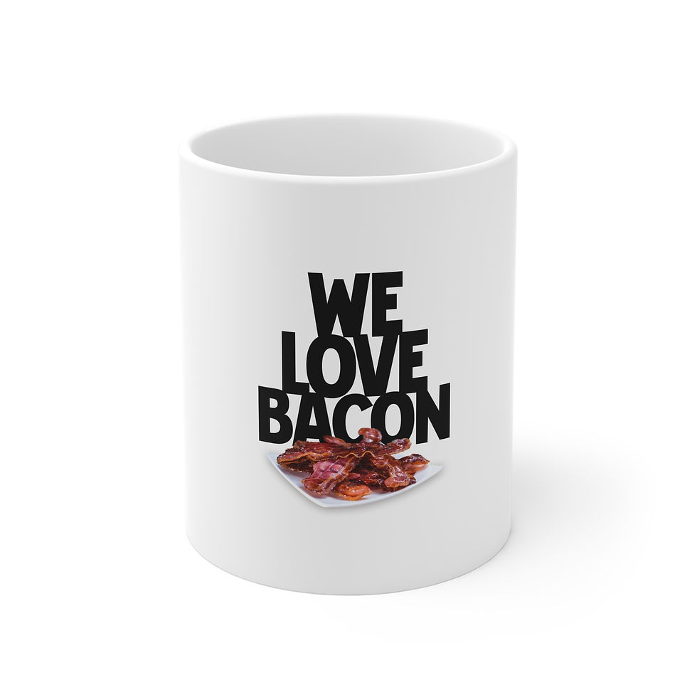 We Love Bacon Mug | British Pride Collection