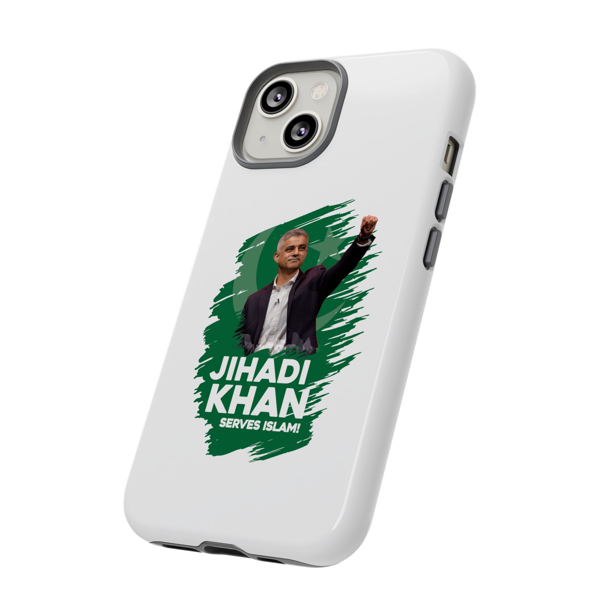 Political Satire iPhone Case -  Sadiq Khan London Mayor | WEF UK Islamist