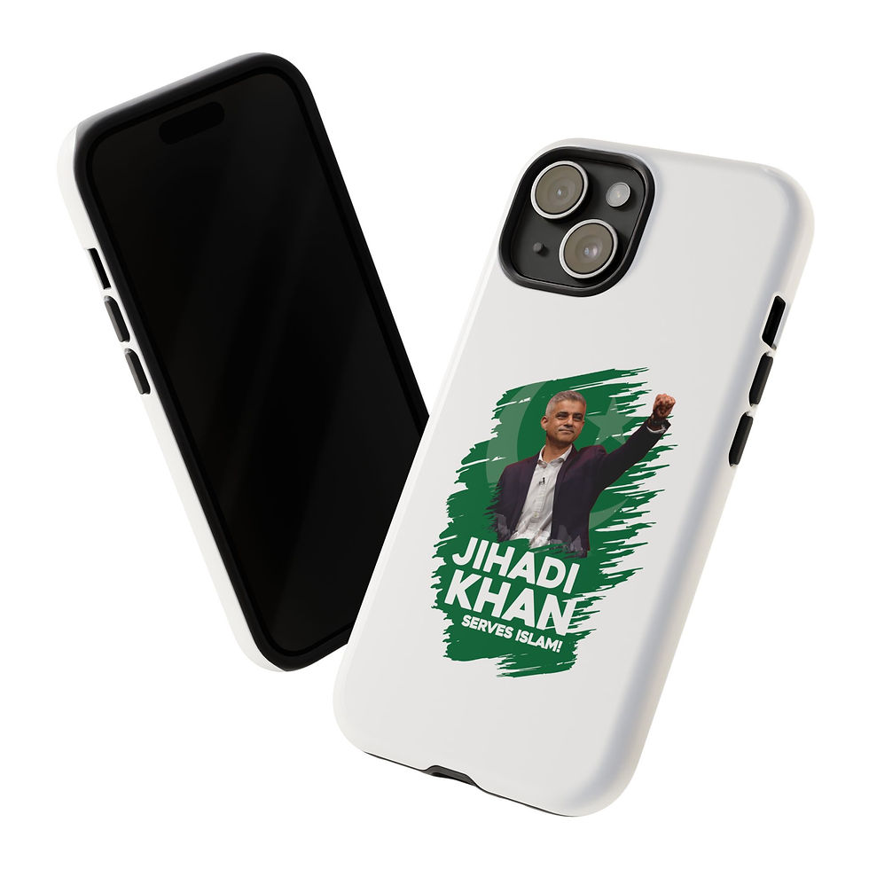 Thumbnail: Political Satire iPhone Case -  Sadiq Khan London Mayor | WEF UK Islamist