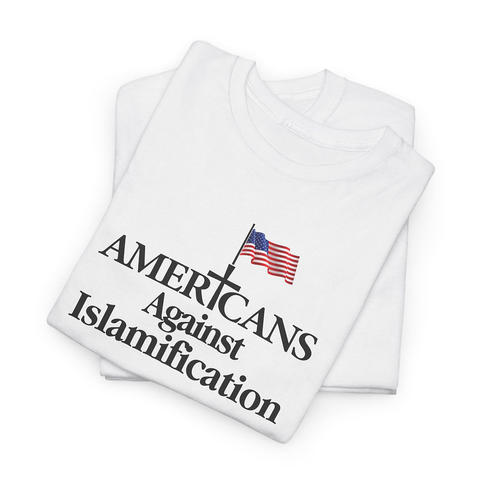 Thumbnail: Christmas Gift Tee - American Christians Patriots | Stop Islamification 