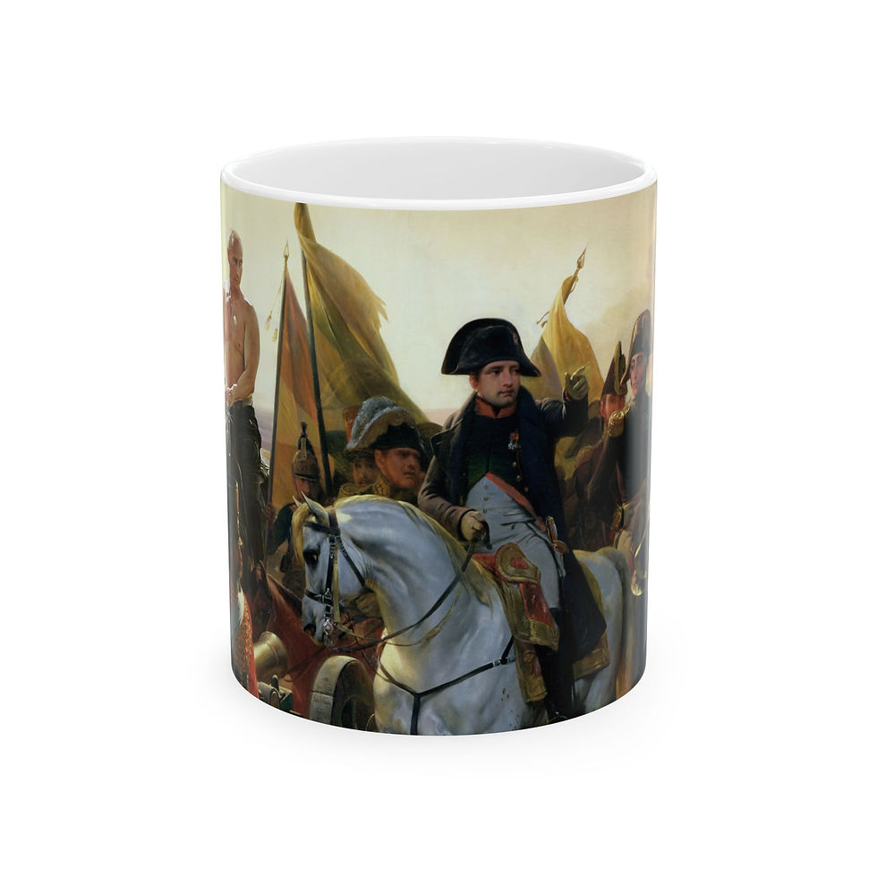 Funny Putin Parody Gift Mug - Bare Back Bonaparte| Smart-Mouth Collection