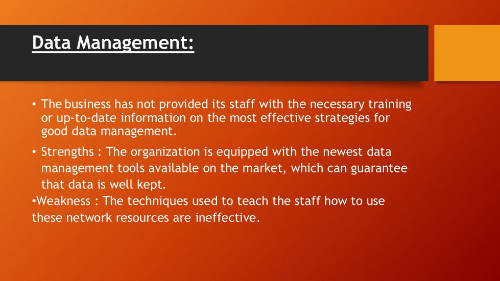EDM Plan: Data Management