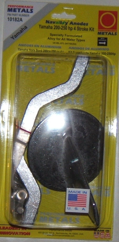 Yamaha 200-250 HP 4 Stroke Aluminum Anode Kit