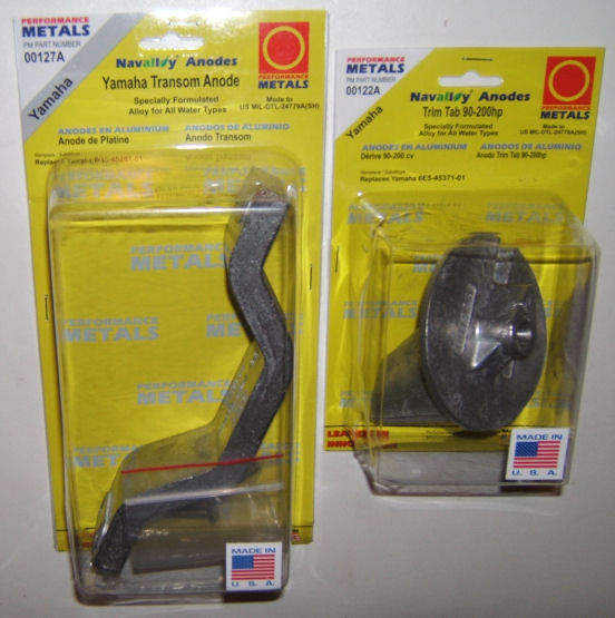 Yamaha 115 HP 4 Stroke Aluminum Anode Kit 