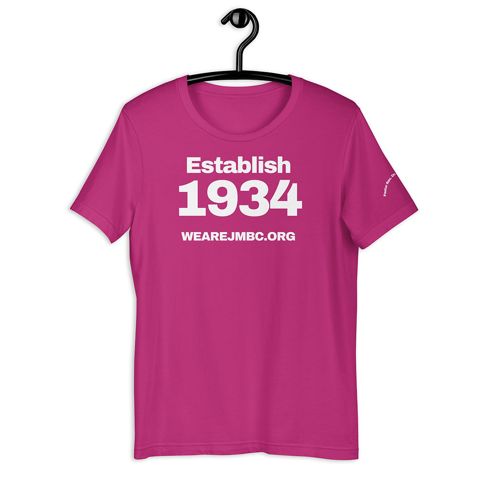 Thumbnail: Unisex JMBC 1934 t-shirt