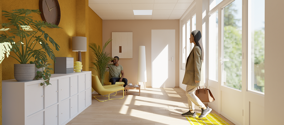 noir nacré architecture d'intérieur lyon médico social médico-social design 3D décoration rénovation france paris