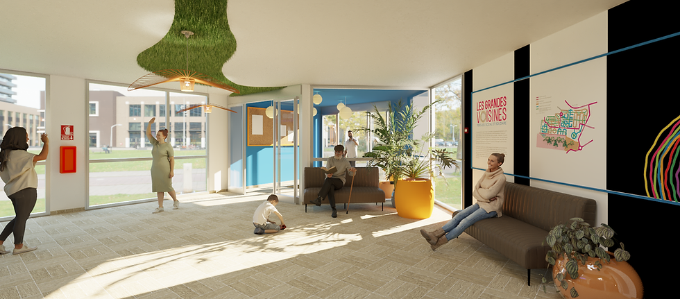 noir nacré architecture d'intérieur lyon médico social médico-social design 3D décoration rénovation france paris