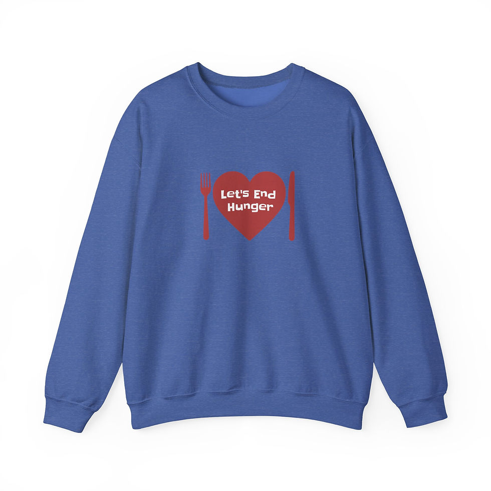 Thumbnail: Let's End Hunger Sweatshirt