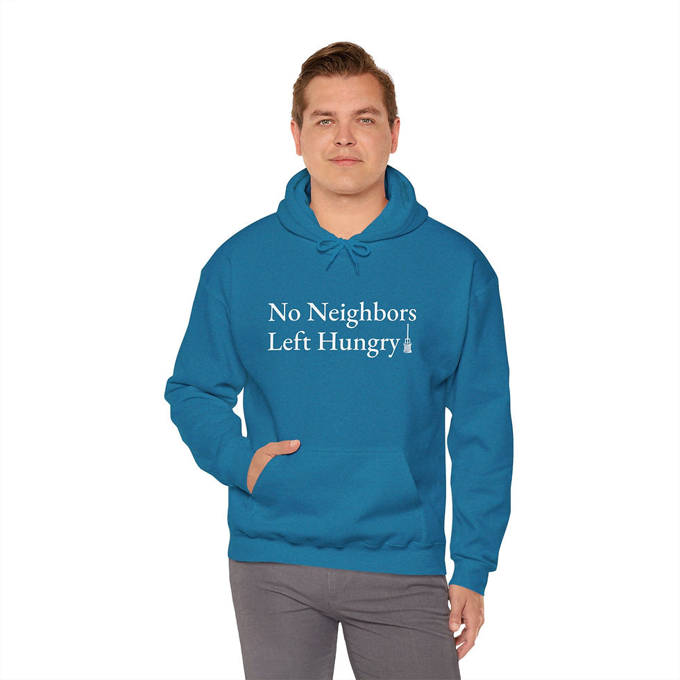 Thumbnail: No Neighbors Left Hungry - Unisex Heavy Blend™ Hoodie Sweatshirt
