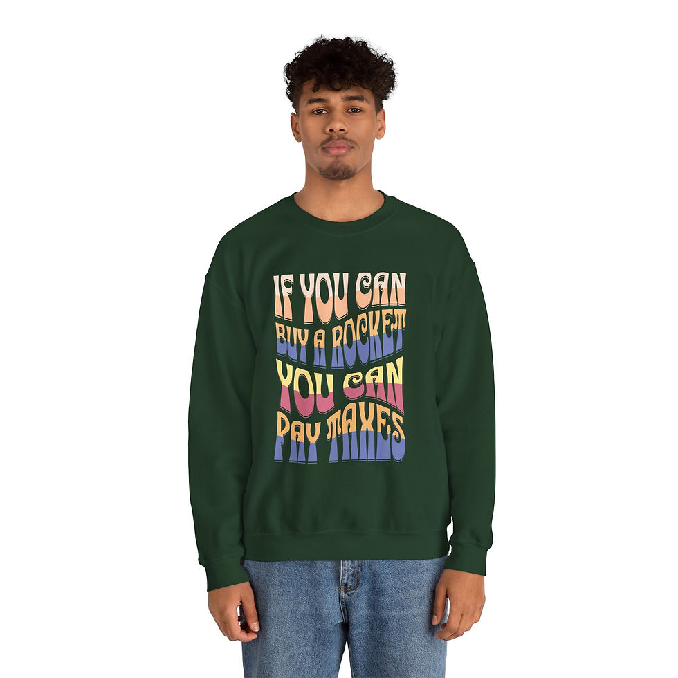 Thumbnail: If You Can Buy a Rocket - Unisex Heavy Blend™ Crewneck Sweatshirt
