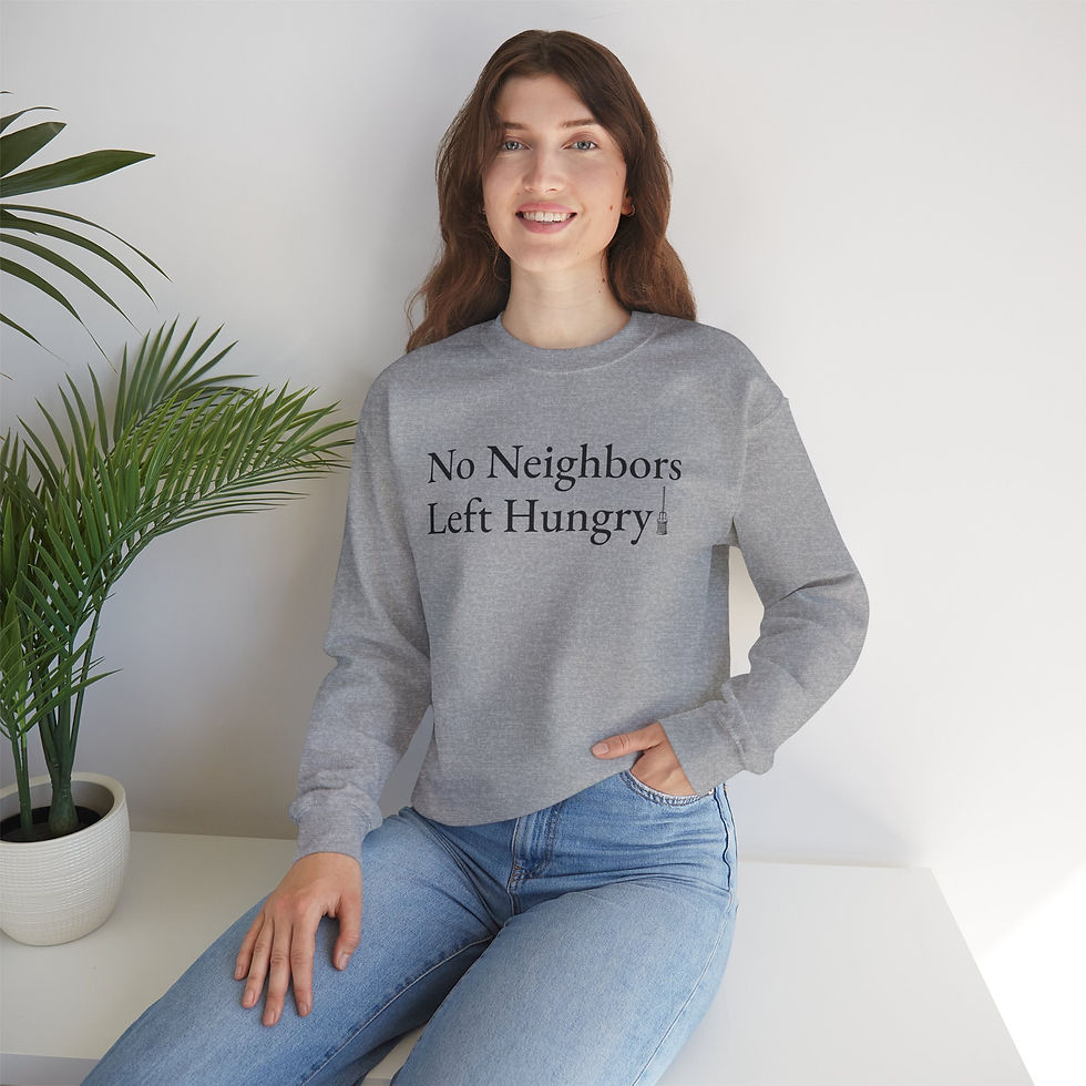 Thumbnail: No Neighbors Left Hungry - Unisex Heavy Blend™ Crewneck Sweatshirt