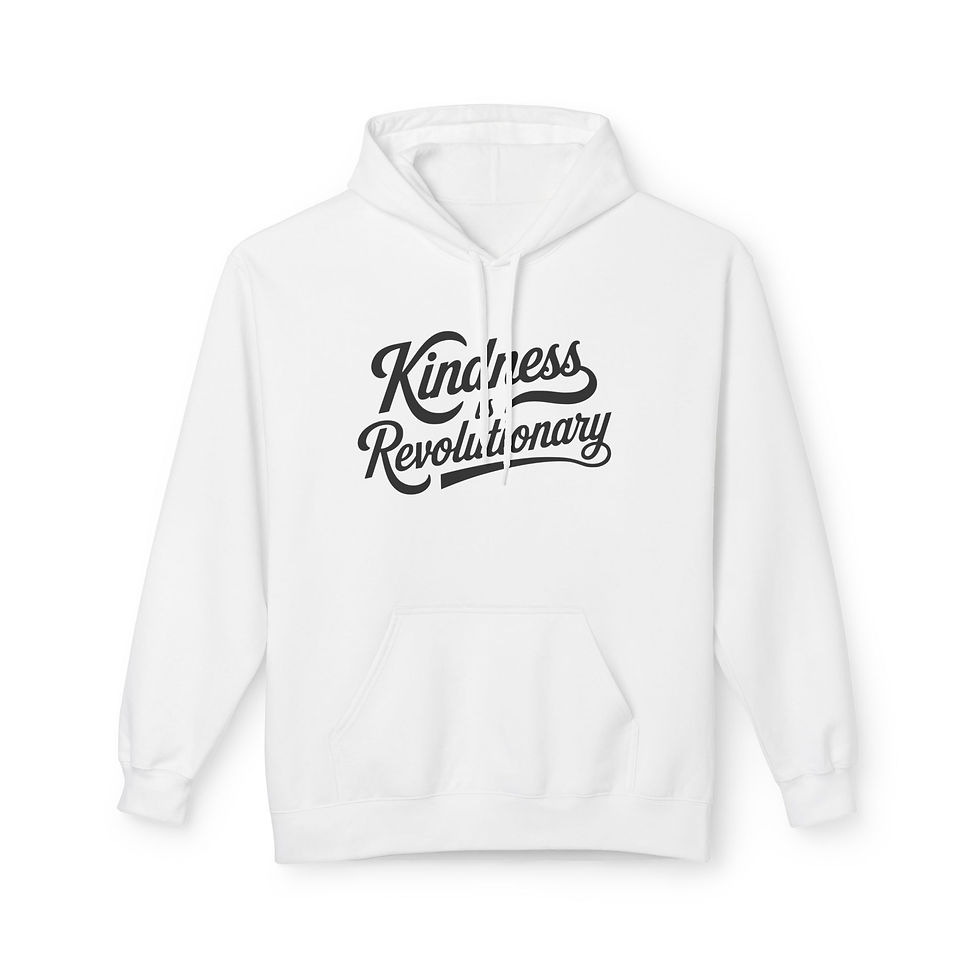 Thumbnail: Kindness is Revolutionary - Unisex Midweight Softstyle Fleece Hoodie
