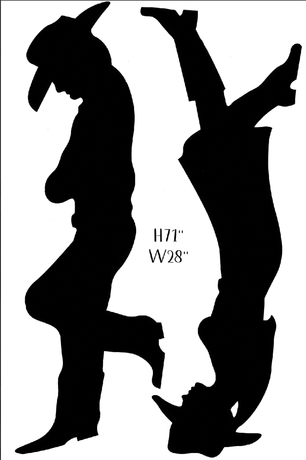 FP147 western cowboy and cowgirl QS3 SB