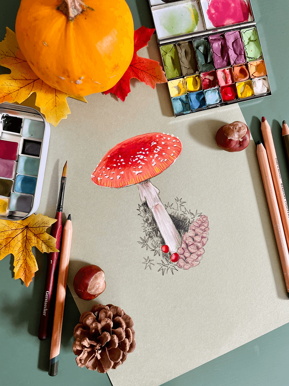 Pauline Teunissen: Woodland Wonders Mixed Media Workshop