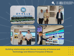 Building relationships with Macao University of Science and Technology and the Alliance Française of Macao
