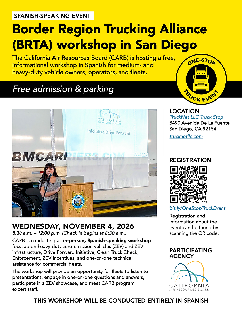 CARB Brings a Free Spanish-Language Trucking Workshop to TruckNet