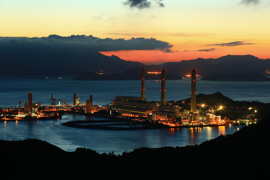 香港工場夜景（三）、南丫島發電廠
