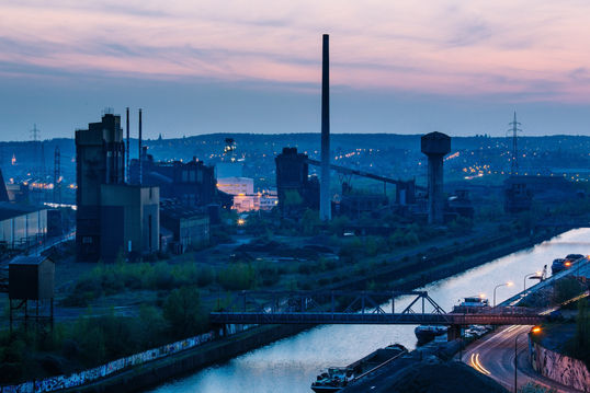 比利時工場夜景（下）、夏勒哇 Charleroi