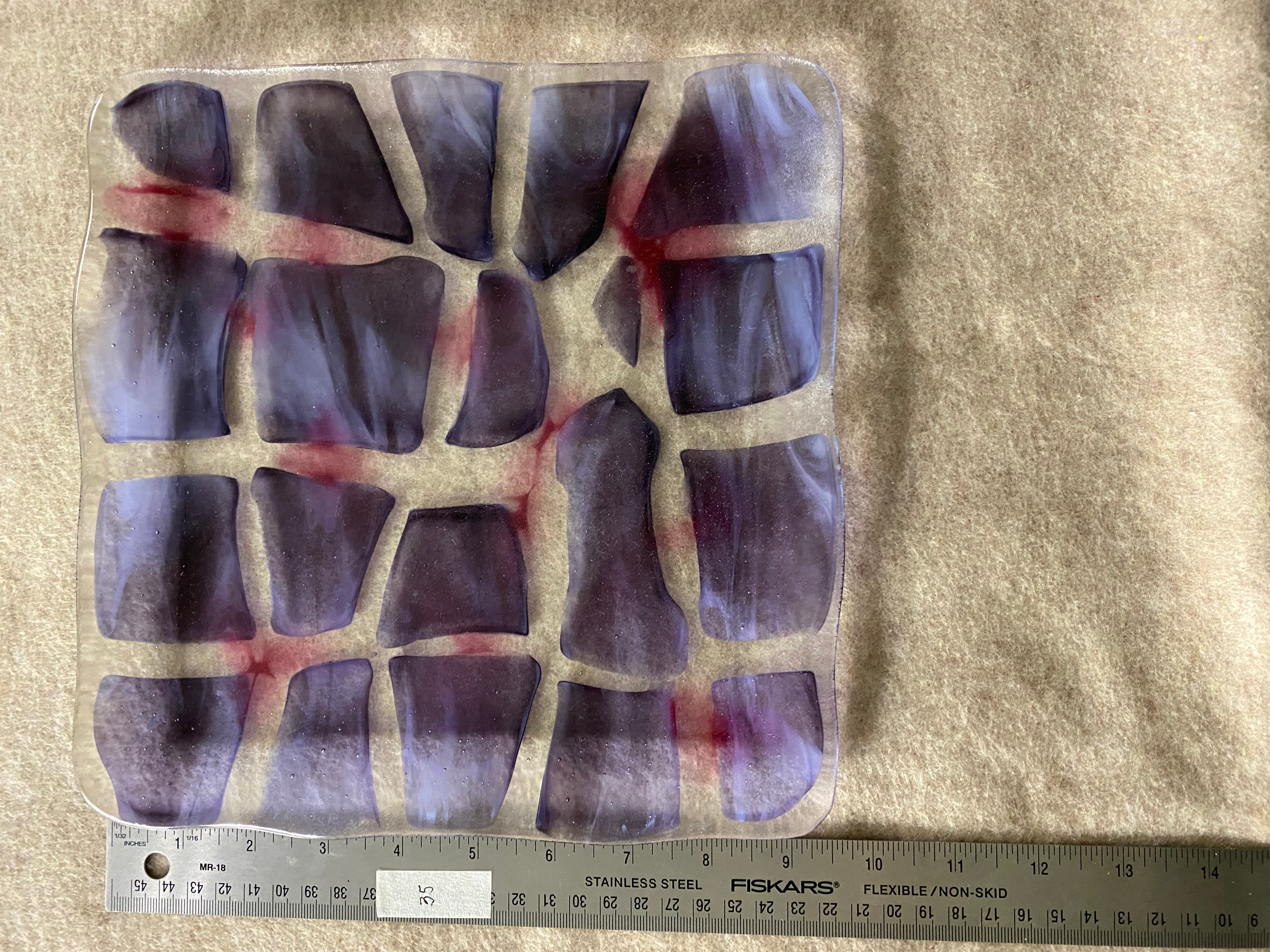 10" Lavender Streaky Kintsugi