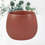 Thumbnail: Lifestyle Ceramic Cover Pot 12cm - assorted