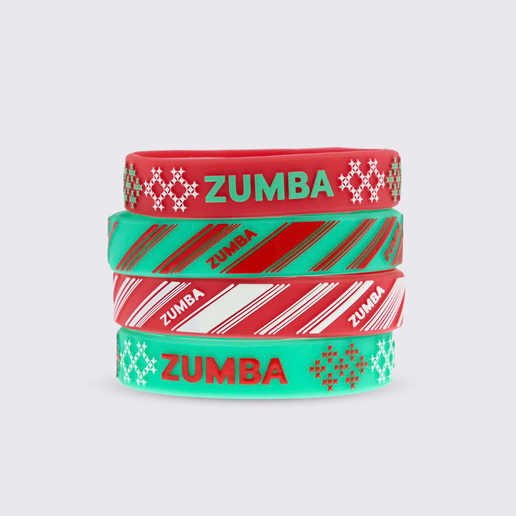 Zumba Holiday Rubber Bracelets 50PK