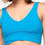 Thumbnail: Zumba Explore Crossover Waistband Bra- Sea Me Stuntin'